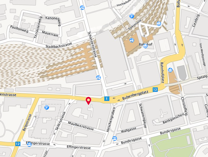 Karte Laupenstrasse7 Bern