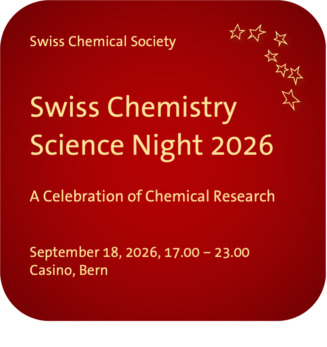 Swiss Chemistry Science Night 2026
